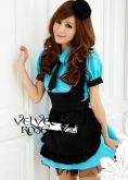 Vestido + Avental + Gravata Maid Lolita (Cod.RPL002)