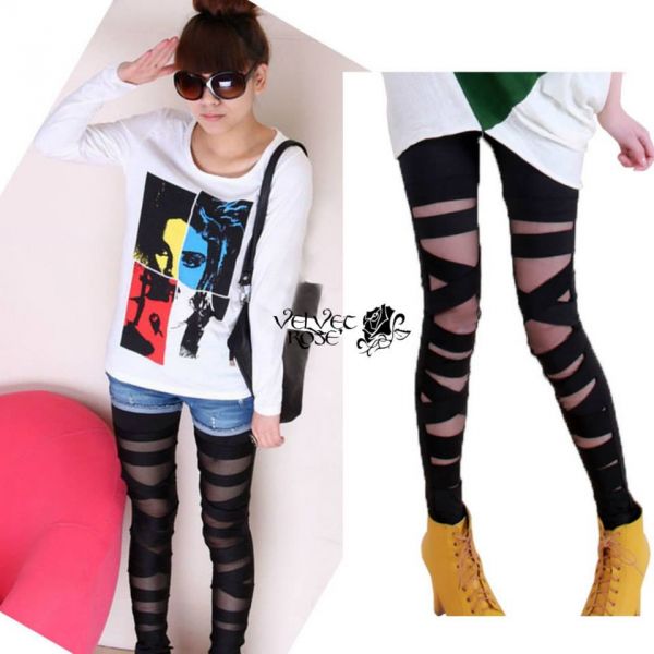 Legging Preta Faixas (Cod.LG004)