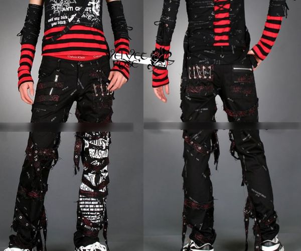 Calça Unissex Punk Visual Kei (Cod.RPVK007)