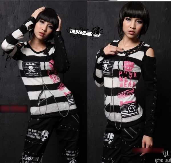 Blusa Punk Visual Kei (Cod.RPVK010)