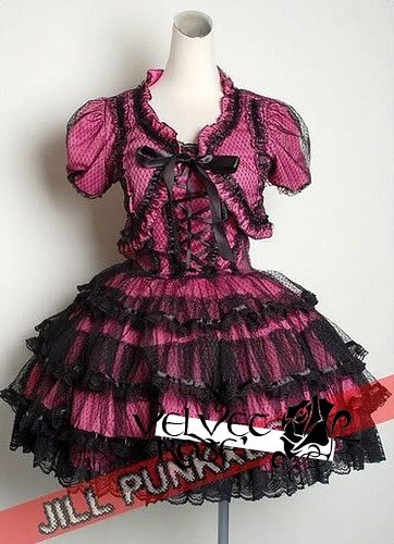 Vestido + Casaquinho Sweet Gothic Lolita (Cod.RPL004)