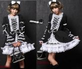 Vestido + Headress Sweet Gothic Lolita Piano (Cod.RPL005)