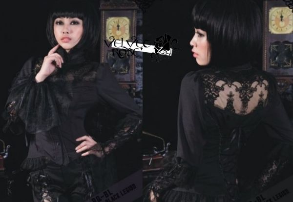 Blusa Gothic Lolita (Cod.RPL003)