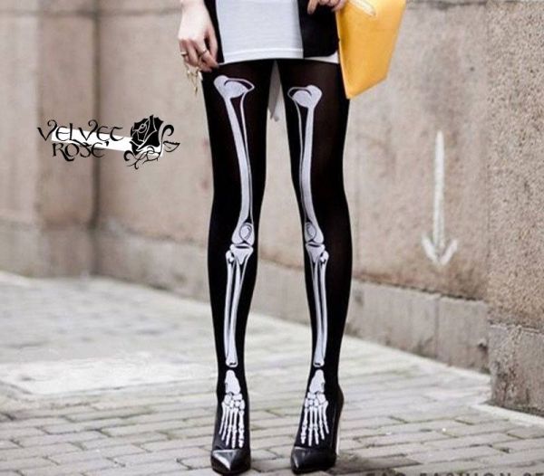 Legging Esqueleto Branco (Cod.LG004)